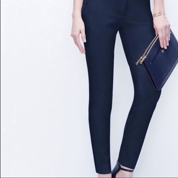 Ann Taylor Loft navy blue dress trouser pants - Picture 10 of 16